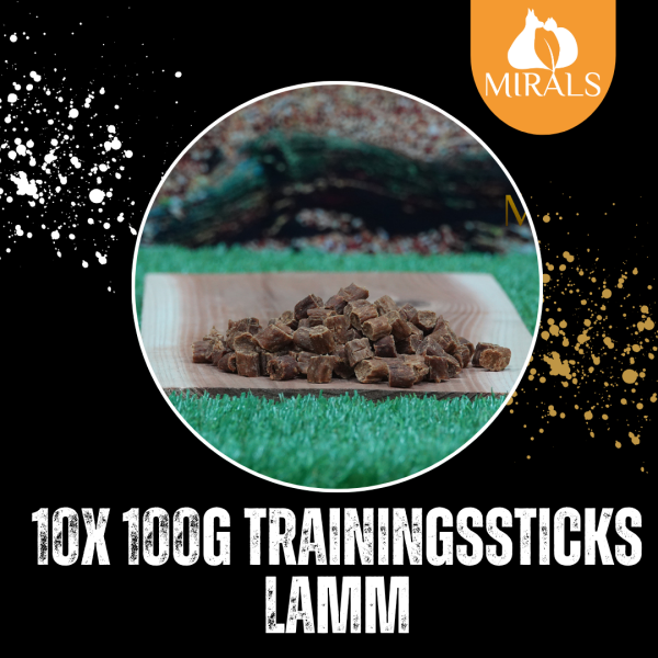 10 x 100g Trainingsstick Lamm im Sparpaket
