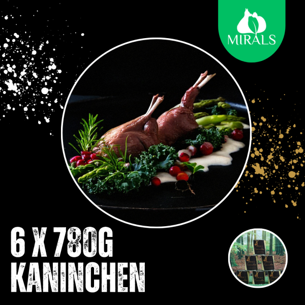 6x 780g Kaninchentopf mit Grünkohl-Spargel Gemüse und Chicorée-Preiselbeer Salat