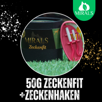 50g  Mirals Zeckenfit + 2 Zeckenhaken in der Box