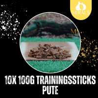 10 x 100g Trainingsstick Pute im Sparpaket