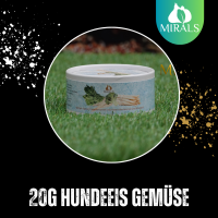 20g Hunde Eis "Spargel-Spinat-Gemüsesorbet mit...