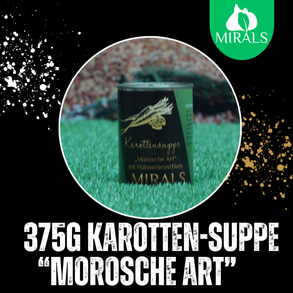 375g Mirals Karottensuppe "Morosche Art" (MHD 03/2026 Fehletikettierung MHD 03/27)