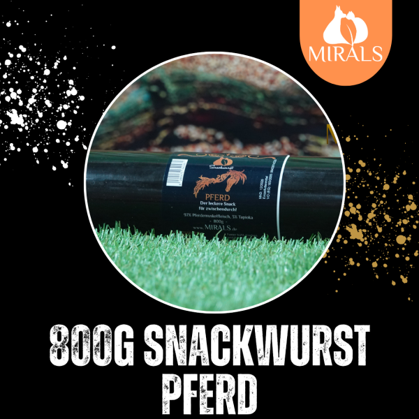 800g Snackwurst Pferd