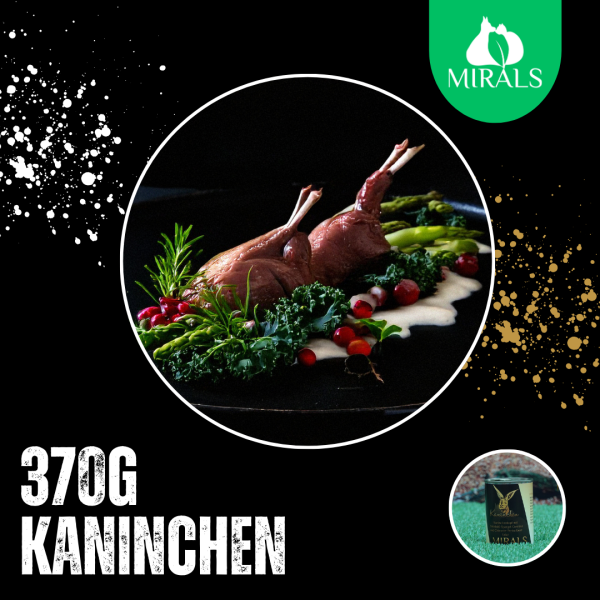370g Kaninchentopf mit Grünkohl-Spargel Gemüse und Chicorée-Preiselbeer Salat