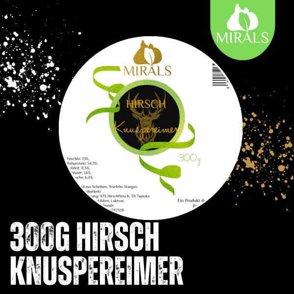 300g Knuspereimer Hirsch