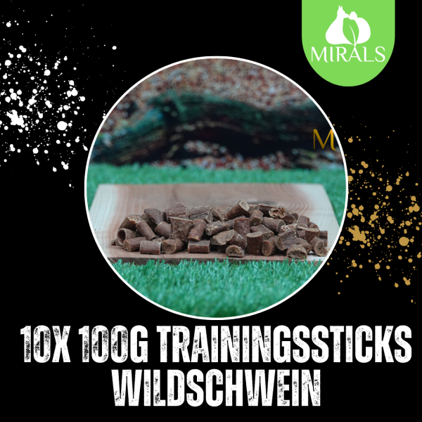 10 x 100g Trainingsstick Wildschwein im Sparpaket
