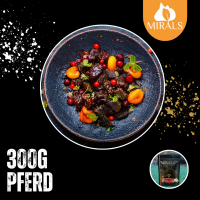 300g Rossfleisch auf Fenchel-Aprikosen Salat und...