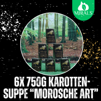 6 x 750g Mirals Karottensuppe "Morosche Art"